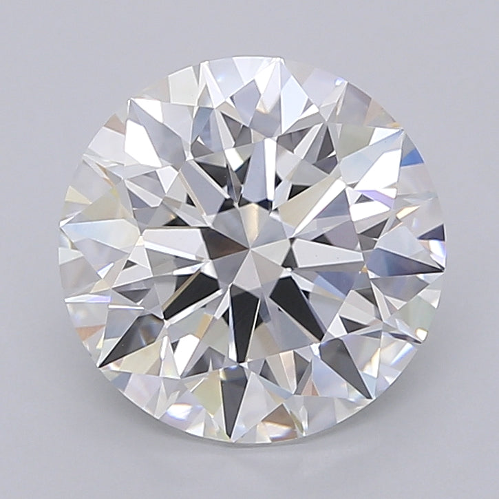 3.54 Carat Round Shaped, Ideal Cut, E Color, VVS2 Clarity, IGI Certified Lab Grown Diamond