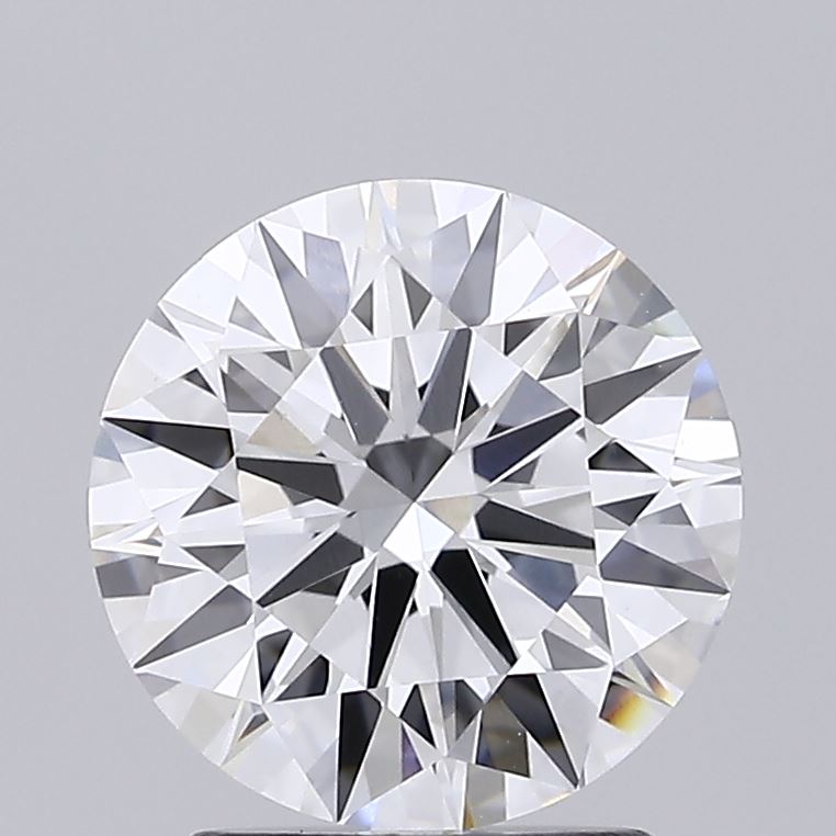 2.14 Carat Round Shaped, Ideal Cut, E Color, VVS2 Clarity, IGI Certified Lab Grown Diamond