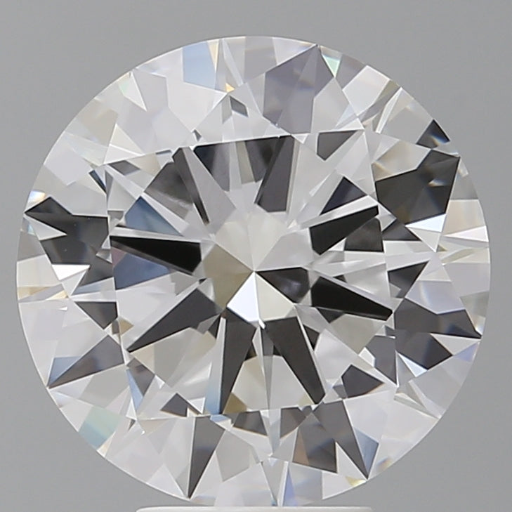 6.03 Carat Round Shaped, Excellent Cut, E Color, VVS2 Clarity, IGI Certified Lab Grown Diamond