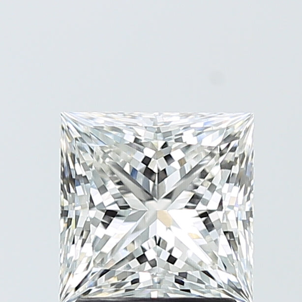 2.06 Carat Princess Shaped, Ideal Cut, E Color, VVS2 Clarity, IGI Certified Lab Grown Diamond