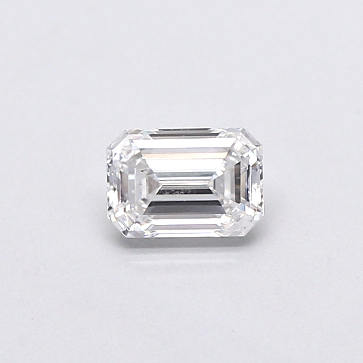0.50 Carat Emerald Shaped, Very Good Cut, D Color, VS1 Clarity, IGI Certified Lab Grown Diamond