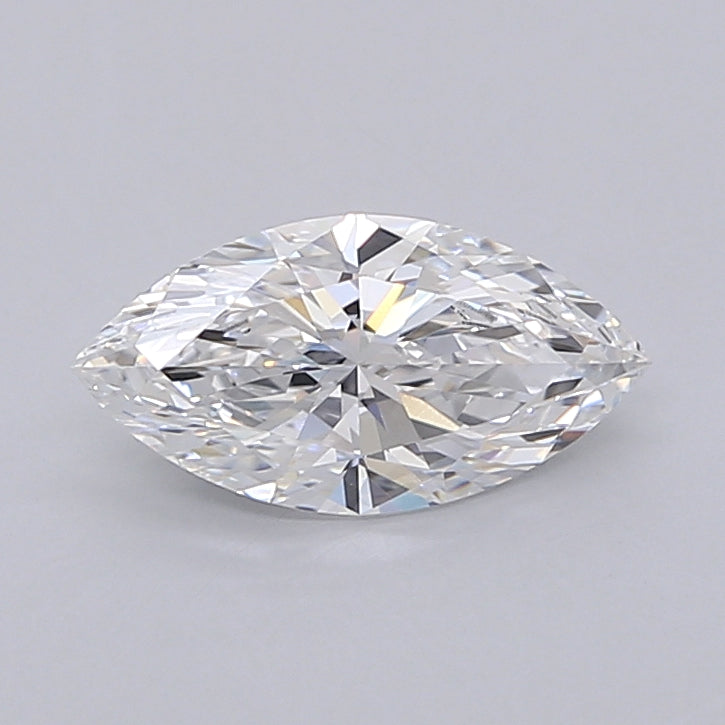 1.03 Carat Marquise Shaped, Ideal Cut, D Color, VVS2 Clarity, IGI Certified Lab Grown Diamond