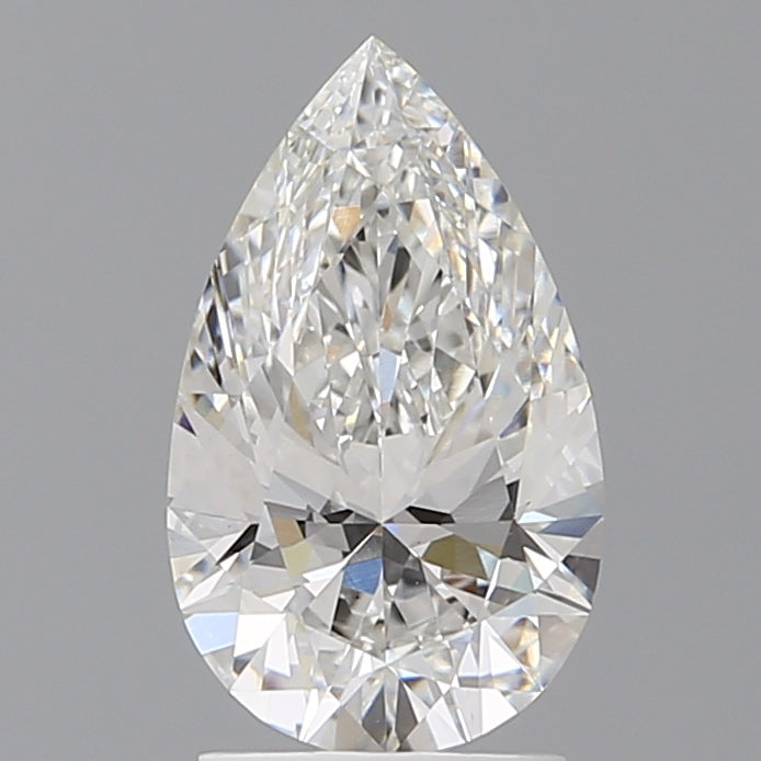 2.09 Carat Pear Shaped, Ideal Cut, E Color, VS1 Clarity, IGI Certified Lab Grown Diamond