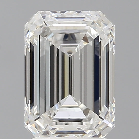 2.56 Carat Emerald Shaped, Ideal Cut, E Color, VVS2 Clarity, IGI Certified Lab Grown Diamond