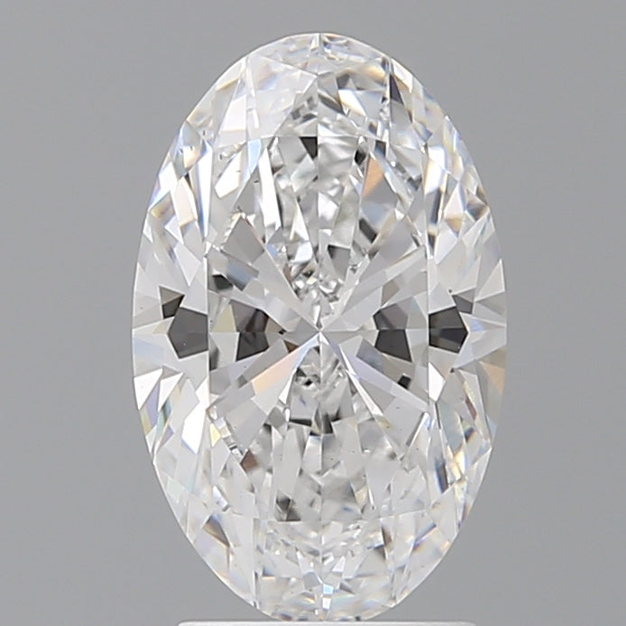 2.56 Carat Oval Shaped, Ideal Cut, D Color, VS1 Clarity, IGI Certified Lab Grown Diamond