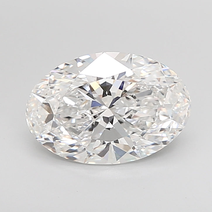 4.02 Carat Oval Shaped, Ideal Cut, D Color, VVS2 Clarity, IGI Certified Lab Grown Diamond