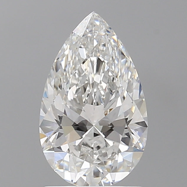 1.60 Carat Pear Shaped, Ideal Cut, E Color, VVS2 Clarity, IGI Certified Lab Grown Diamond