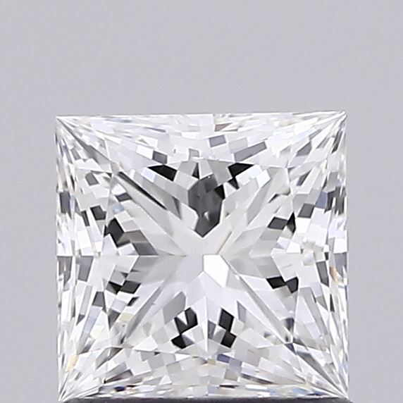 1.02 Carat Princess Shaped, Ideal Cut, F Color, VS1 Clarity, IGI Certified Lab Grown Diamond