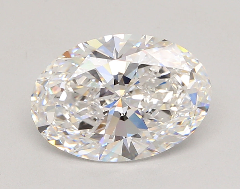 3.02 Carat Oval Shaped, Ideal Cut, D Color, VVS1 Clarity, IGI Certified Lab Grown Diamond