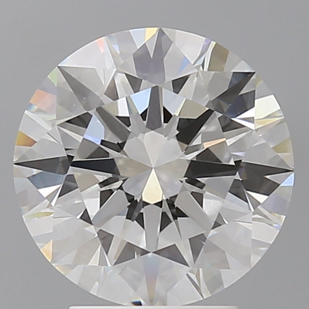 3.53 Carat Round Shaped, Ideal Cut, F Color, VVS2 Clarity, IGI Certified Lab Grown Diamond