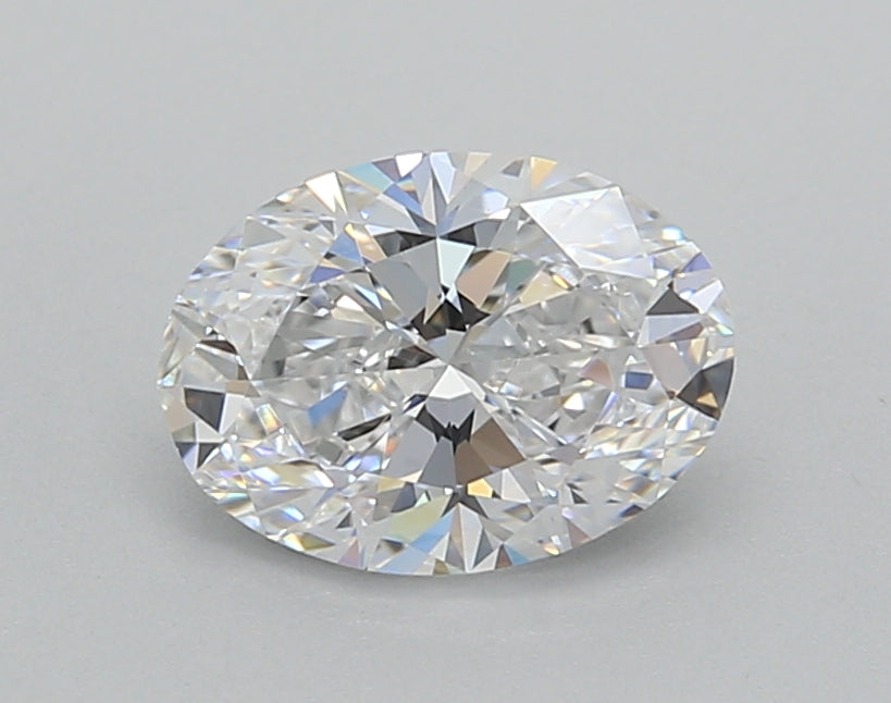 1.24 Carat Oval Shaped, Excellent Cut, D Color, VVS2 Clarity, IGI Certified Lab Grown Diamond