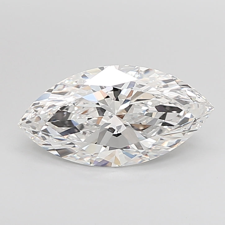 3.55 Carat Marquise Shaped, Ideal Cut, E Color, VVS2 Clarity, IGI Certified Lab Grown Diamond