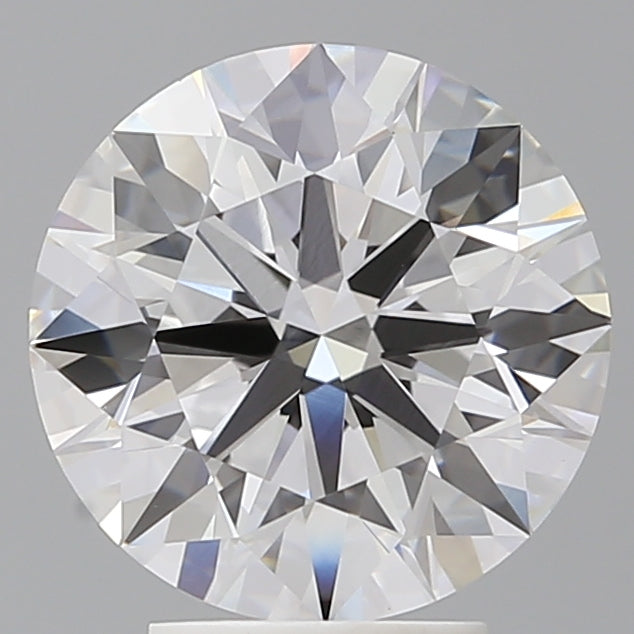 4.04 Carat Round Shaped, Ideal Cut, E Color, VVS2 Clarity, IGI Certified Lab Grown Diamond