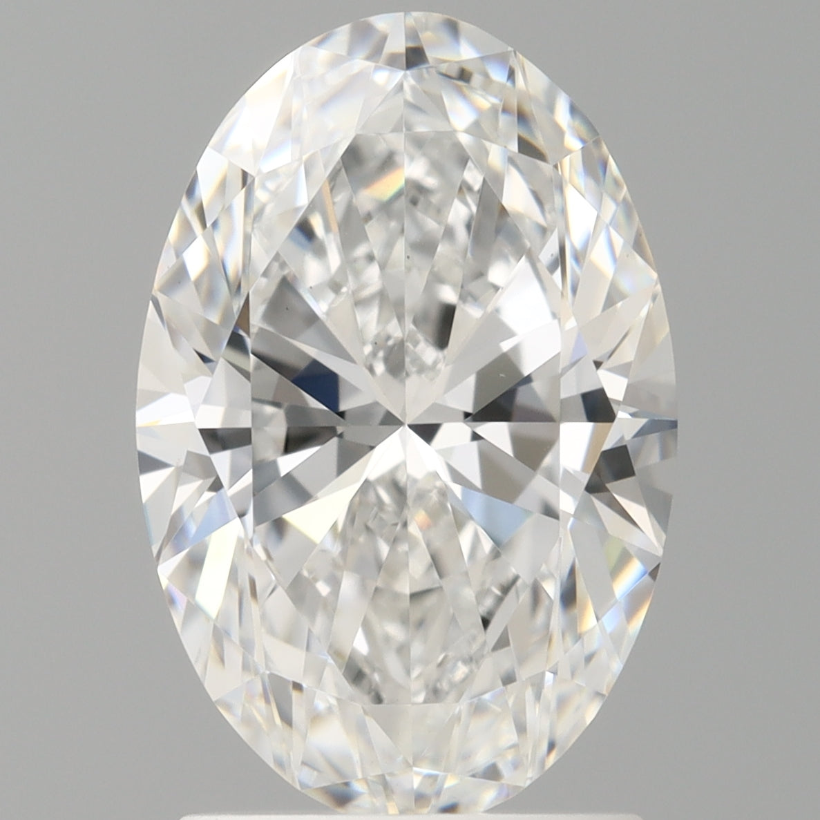 2.01 Carat Oval Shaped, Ideal Cut, E Color, VVS2 Clarity, IGI Certified Lab Grown Diamond