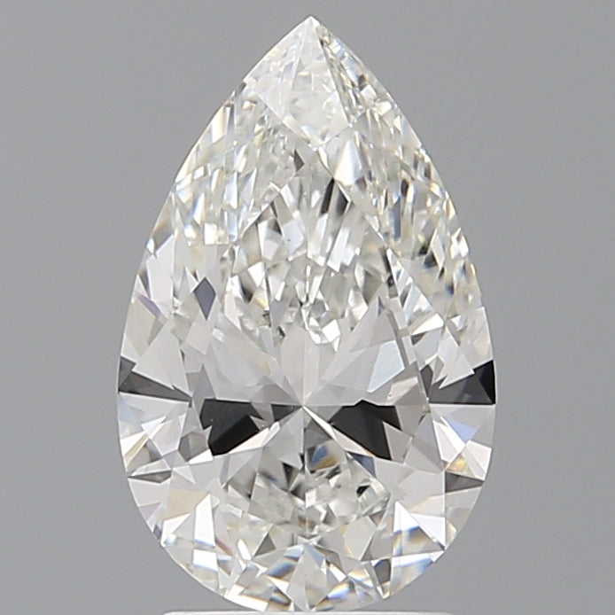 2.51 Carat Pear Shaped, Ideal Cut, F Color, VS1 Clarity, IGI Certified Lab Grown Diamond