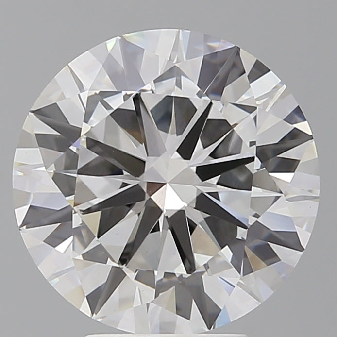 5.10 Carat Round Shaped, Excellent Cut, F Color, VVS2 Clarity, IGI Certified Lab Grown Diamond