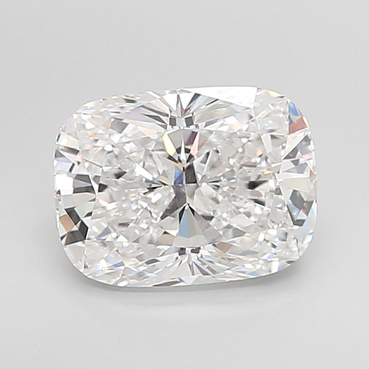 5.09 Carat Cushion Shaped, Ideal Cut, E Color, VVS2 Clarity, IGI Certified Lab Grown Diamond