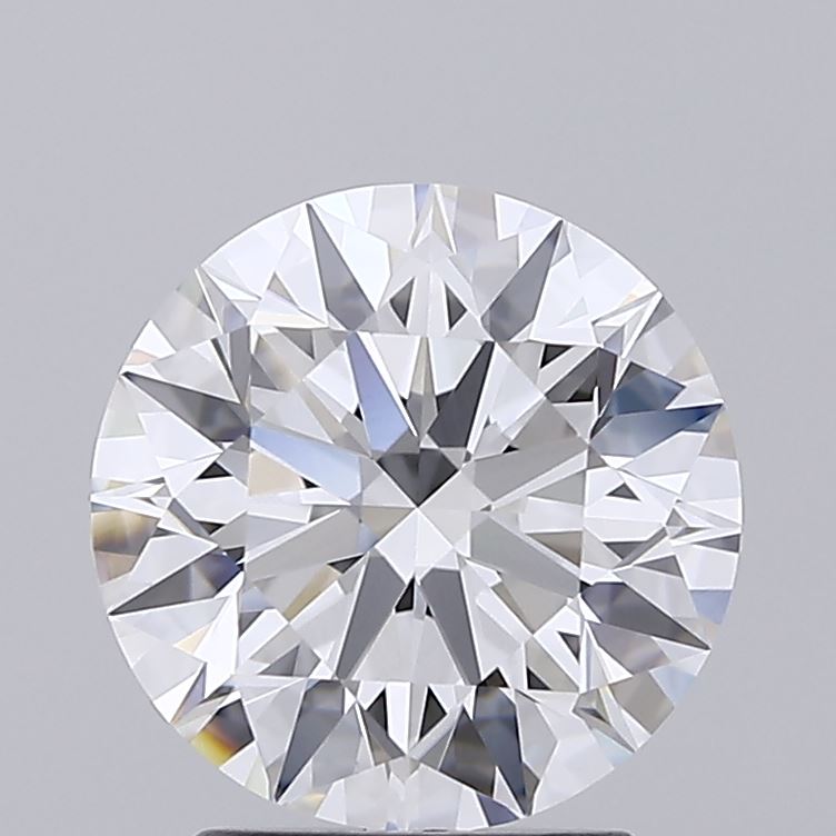 2.56 Carat Round Shaped, Ideal Cut, D Color, VVS1 Clarity, IGI Certified Lab Grown Diamond