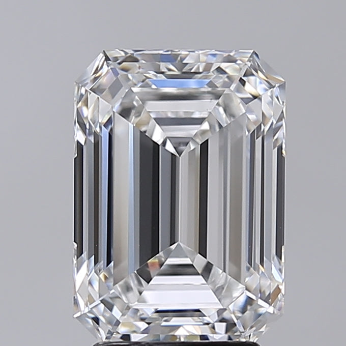3.52 Carat Emerald Shaped, Very Good Cut, E Color, VVS2 Clarity, IGI Certified Lab Grown Diamond