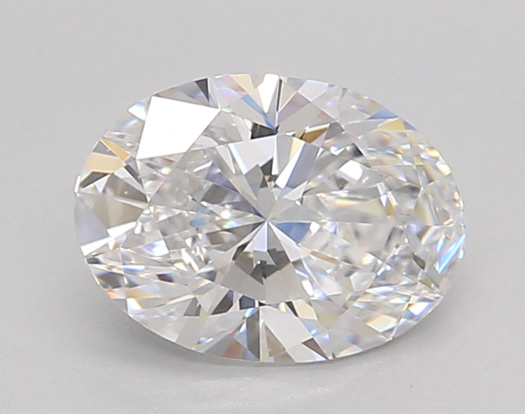 1.41 Carat Oval Shaped, Excellent Cut, D Color, VVS2 Clarity, IGI Certified Lab Grown Diamond