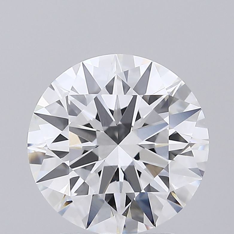 2.25 Carat Round Shaped, Ideal Cut, D Color, VVS2 Clarity, IGI Certified Lab Grown Diamond
