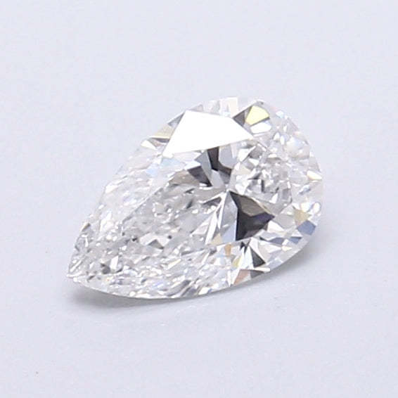 0.43 Carat Pear Shaped, Very Good Cut, D Color, VVS2 Clarity, IGI Certified Lab Grown Diamond