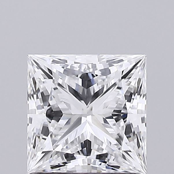 1.01 Carat Princess Shaped, Ideal Cut, D Color, IF Clarity, IGI Certified Lab Grown Diamond