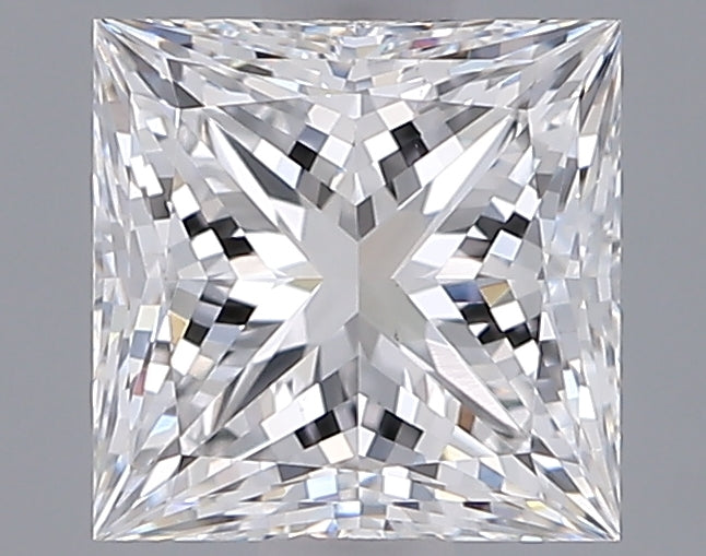 1.53 Carat Princess Shaped, Ideal Cut, D Color, VS1 Clarity, IGI Certified Lab Grown Diamond