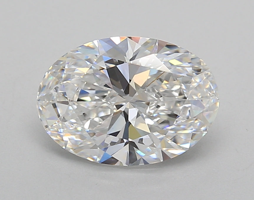 1.80 Carat Oval Shaped, Excellent Cut, D Color, VVS2 Clarity, IGI Certified Lab Grown Diamond