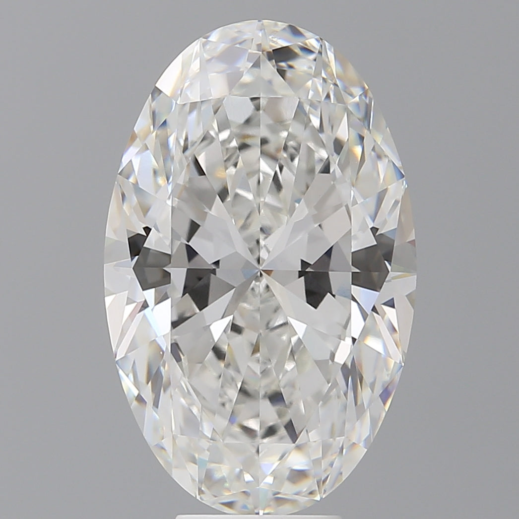 8.58 Carat Oval Shaped, Ideal Cut, F Color, VVS2 Clarity, IGI Certified Lab Grown Diamond