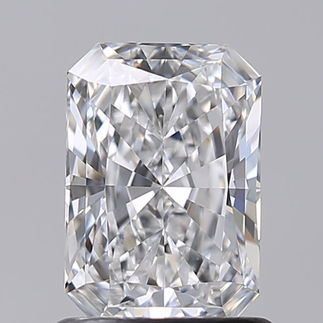 1.02 Carat Radiant Shaped, Ideal Cut, D Color, VVS2 Clarity, IGI Certified Lab Grown Diamond