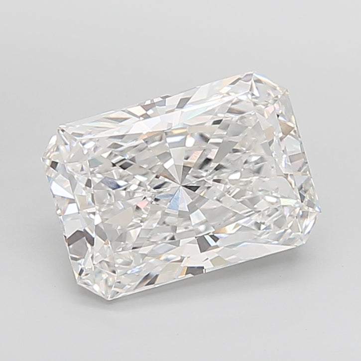 7.07 Carat Radiant Shaped, Ideal Cut, E Color, VVS2 Clarity, IGI Certified Lab Grown Diamond