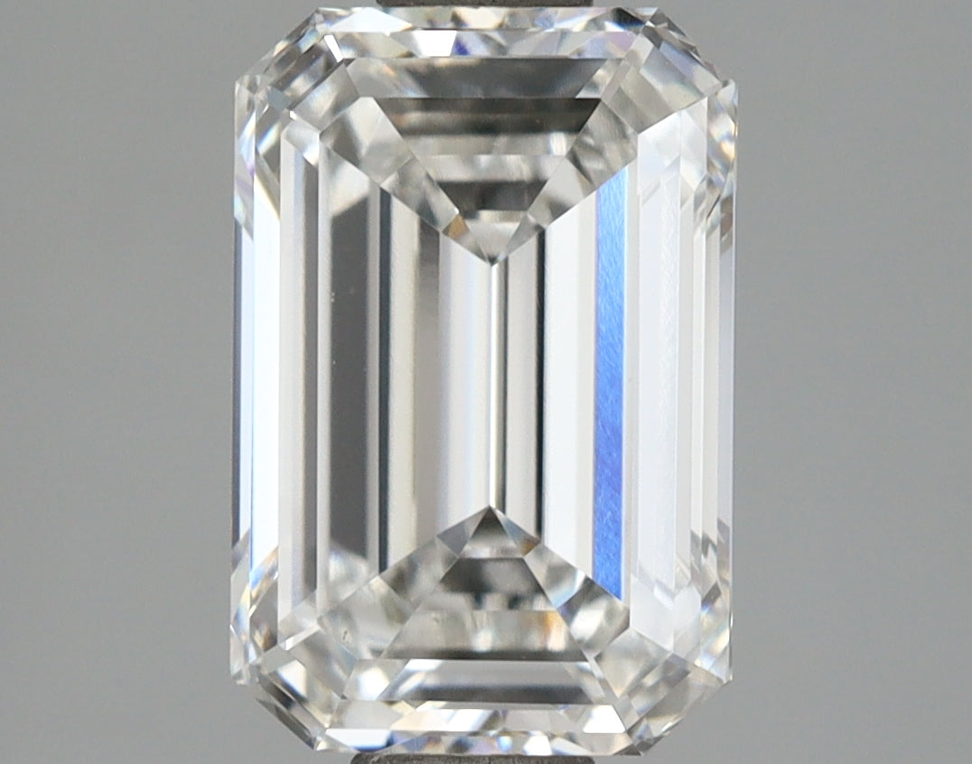 9.60 Carat Emerald Shaped, Excellent Cut, F Color, VVS2 Clarity, IGI Certified Lab Grown Diamond