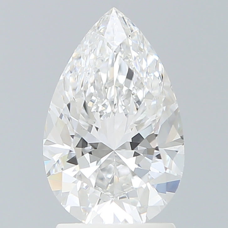 2.15 Carat Pear Shaped, Excellent Cut, D Color, VVS2 Clarity, IGI Certified Lab Grown Diamond