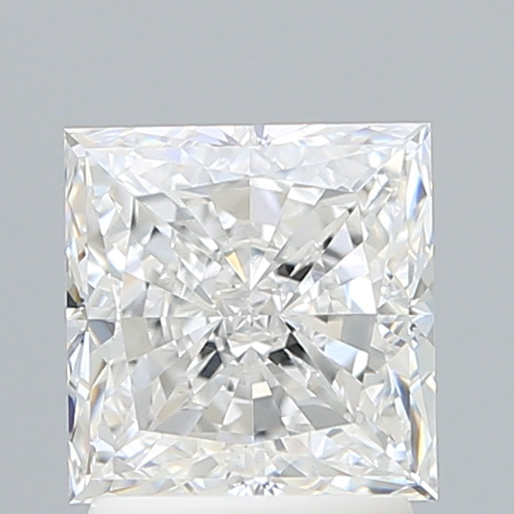 2.17 Carat Princess Shaped, Ideal Cut, E Color, VVS2 Clarity, IGI Certified Lab Grown Diamond