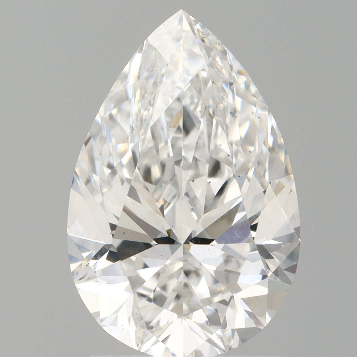 2.05 Carat Pear Shaped, Ideal Cut, E Color, VS2 Clarity, IGI Certified Lab Grown Diamond