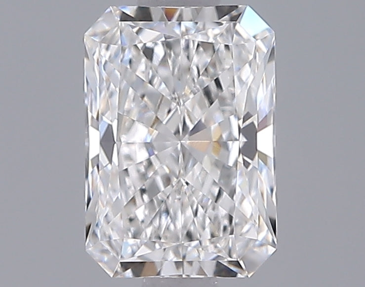 1.35 Carat Radiant Shaped, Ideal Cut, E Color, VVS1 Clarity, IGI Certified Lab Grown Diamond