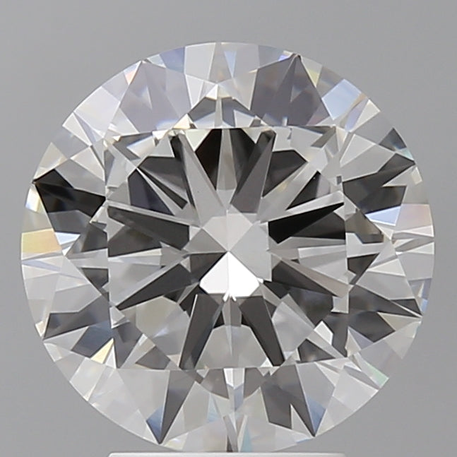 4.03 Carat Round Shaped, Excellent Cut, G Color, VVS2 Clarity, IGI Certified Lab Grown Diamond