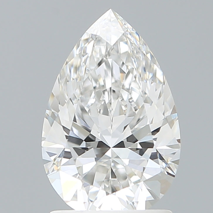 1.59 Carat Pear Shaped, Ideal Cut, E Color, VVS1 Clarity, IGI Certified Lab Grown Diamond