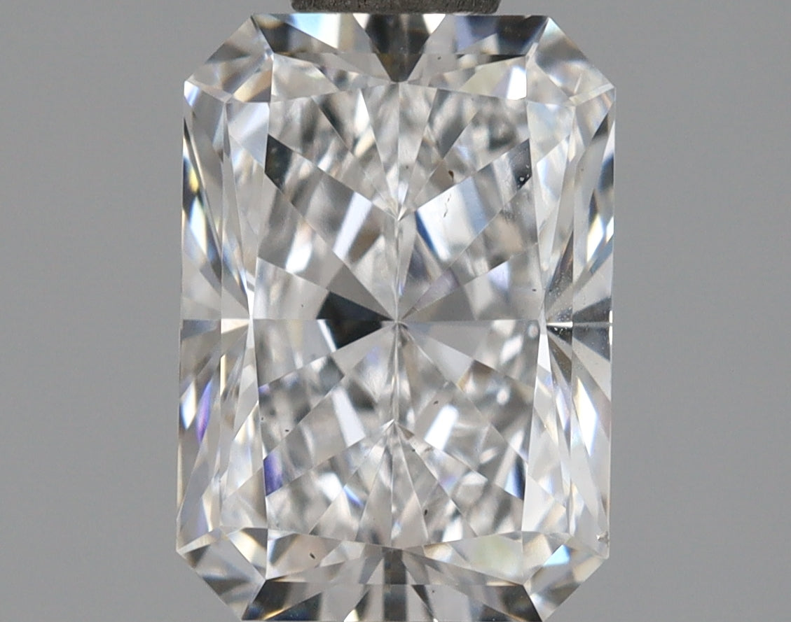 1.65 Carat Radiant Shaped, Excellent Cut, E Color, VS1 Clarity, IGI Certified Lab Grown Diamond