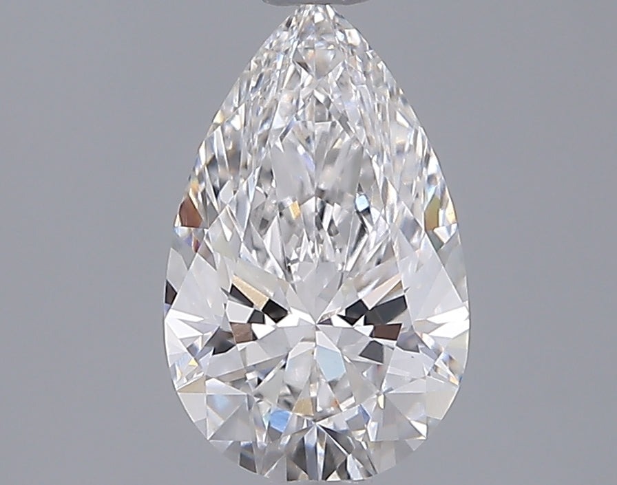 1.54 Carat Pear Shaped, Ideal Cut, D Color, VVS2 Clarity, IGI Certified Lab Grown Diamond