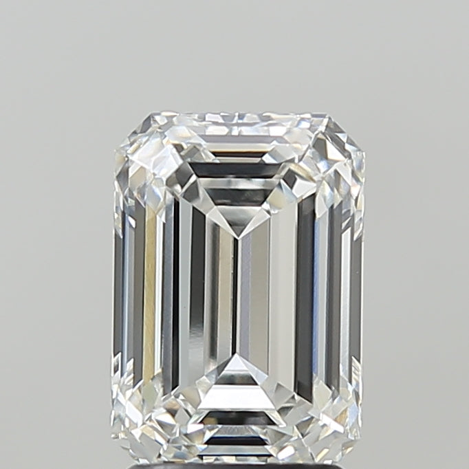2.56 Carat Emerald Shaped, Ideal Cut, E Color, VS1 Clarity, IGI Certified Lab Grown Diamond