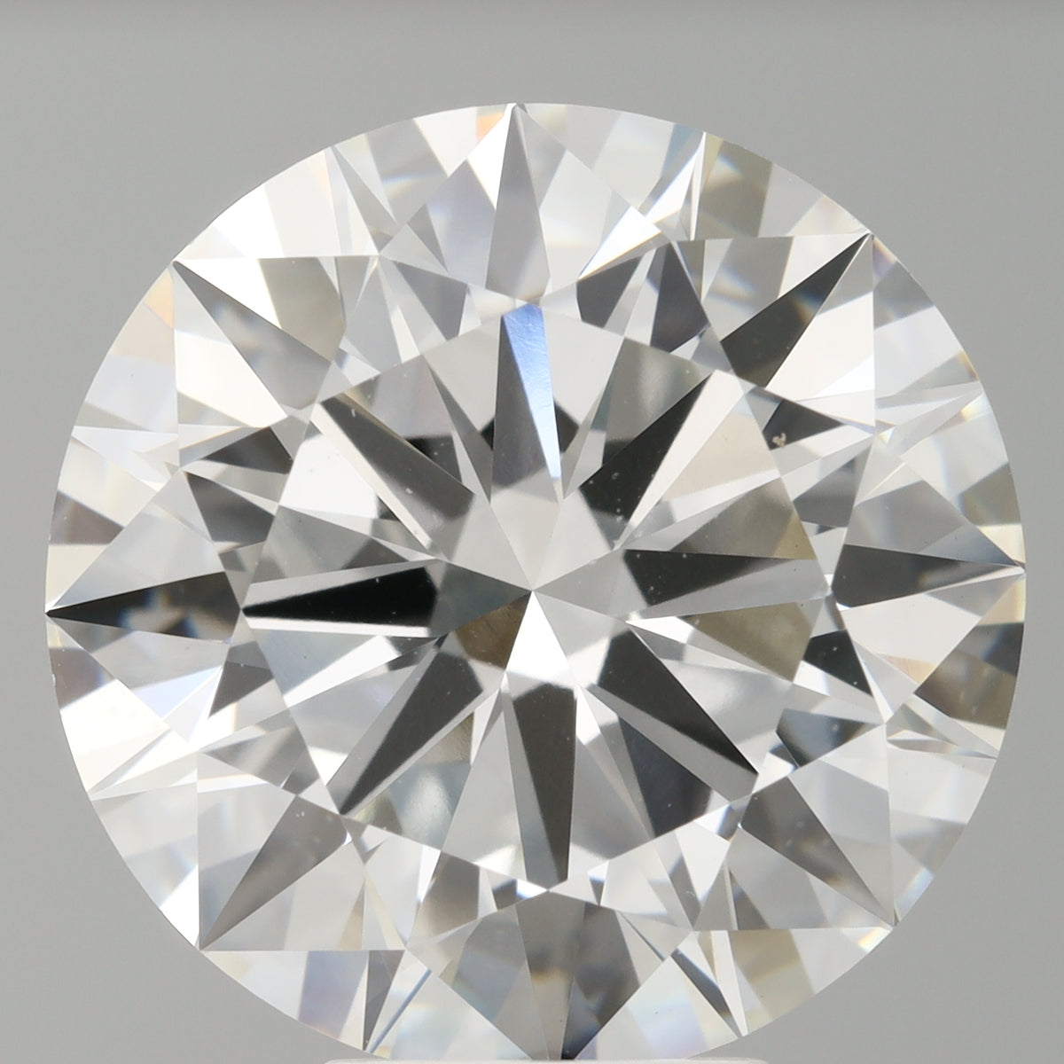 7.55 Carat Round Shaped, Ideal Cut, F Color, VVS2 Clarity, IGI Certified Lab Grown Diamond