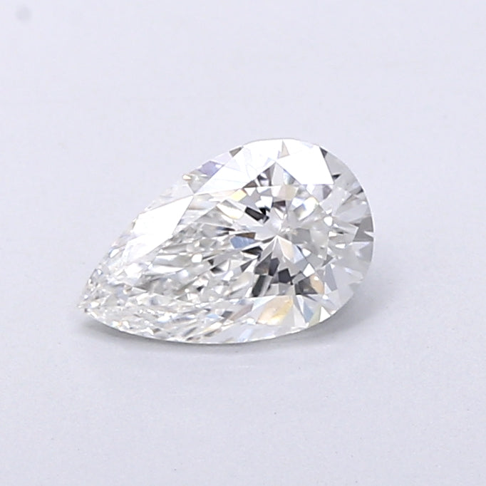 0.73 Carat Pear Shaped, Very Good Cut, E Color, VVS2 Clarity, IGI Certified Lab Grown Diamond