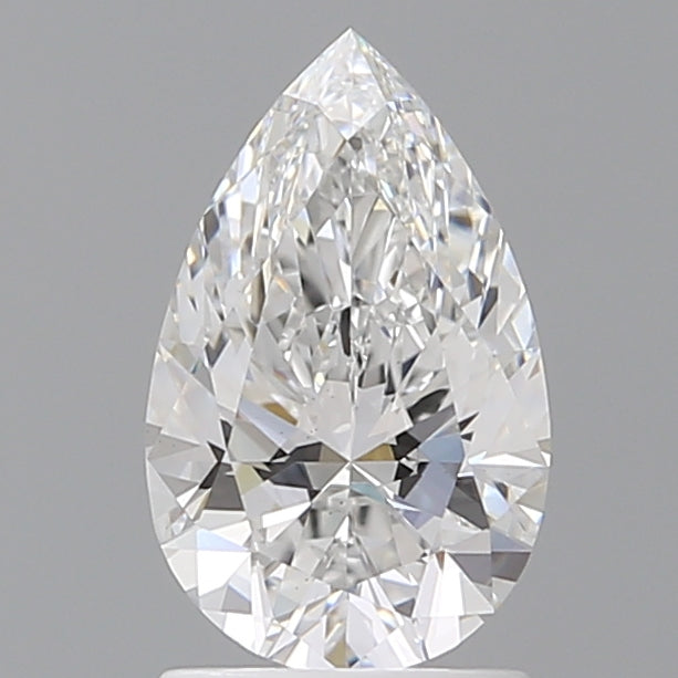 1.59 Carat Pear Shaped, Ideal Cut, D Color, VVS2 Clarity, IGI Certified Lab Grown Diamond