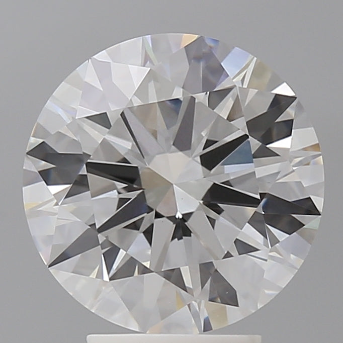 4.09 Carat Round Shaped, Ideal Cut, E Color, VVS2 Clarity, IGI Certified Lab Grown Diamond