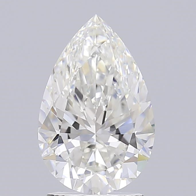 2.03 Carat Pear Shaped, Ideal Cut, E Color, VVS1 Clarity, IGI Certified Lab Grown Diamond