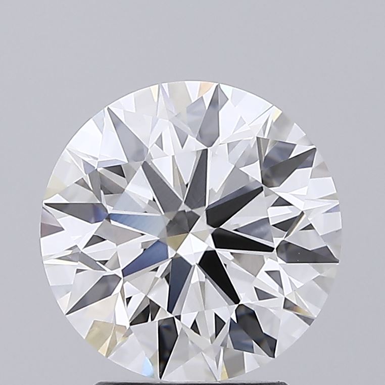 3.02 Carat Round Shaped, Ideal Cut, F Color, VVS2 Clarity, IGI Certified Lab Grown Diamond