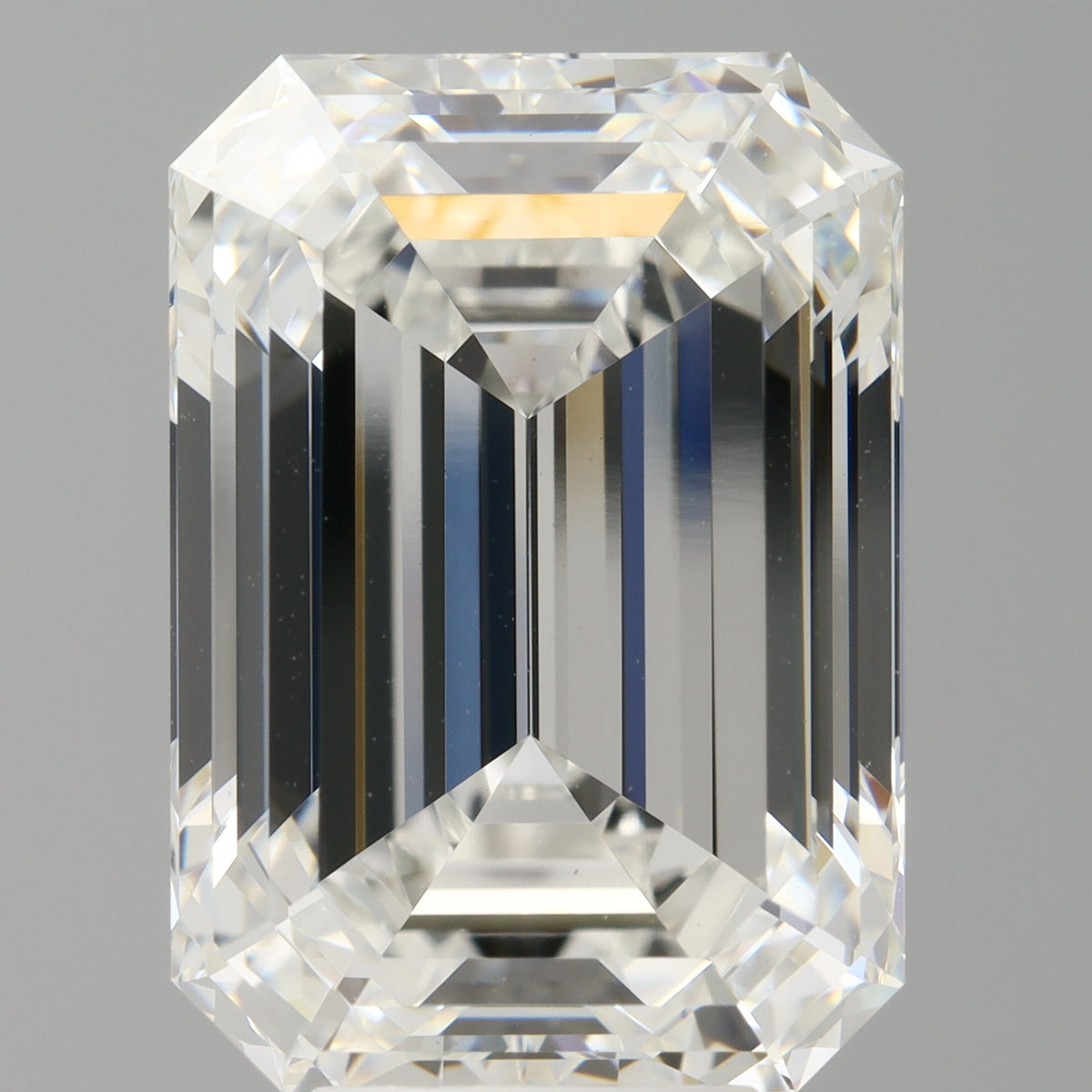 8.09 Carat Emerald Shaped, Ideal Cut, F Color, VVS2 Clarity, IGI Certified Lab Grown Diamond