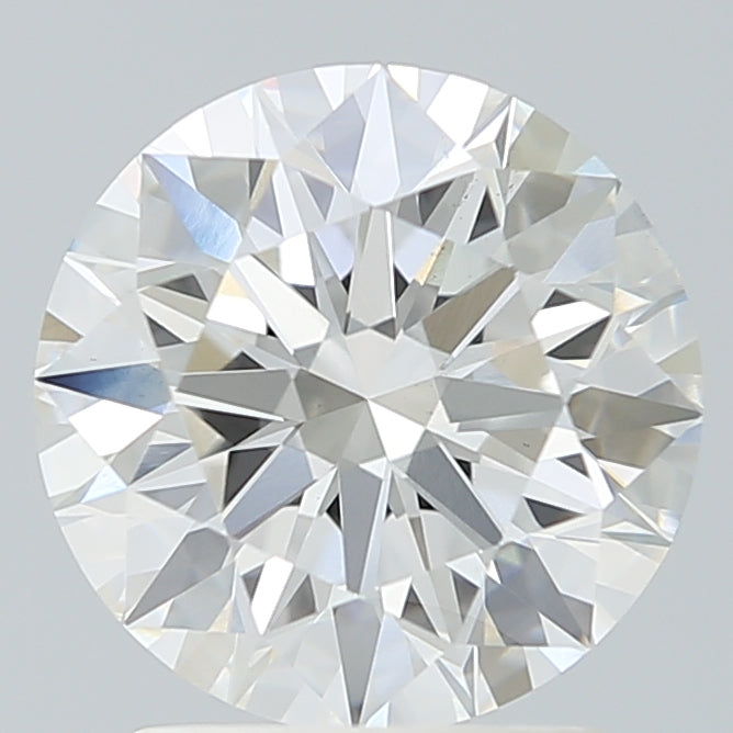 2.29 Carat Round Shaped, Ideal Cut, F Color, VS1 Clarity, IGI Certified Lab Grown Diamond